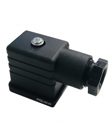 Conector electroválvula tamaño 22