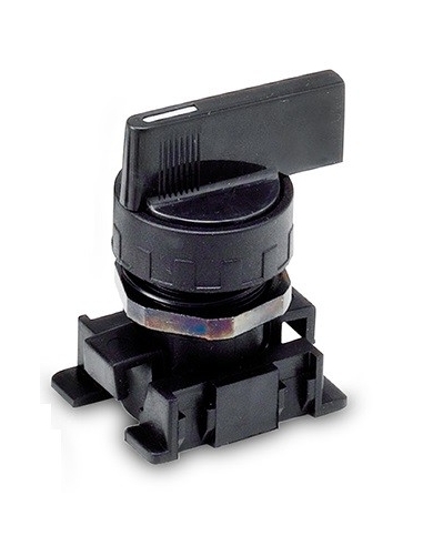 Selector negro leva largo 2 posiciones con retorno Metal Work - ADAJUSA