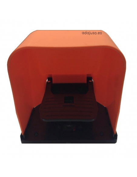 Pedal neumático 3/2 diámetro 4 mm biestable con protección Metal Work - ADAJUSA