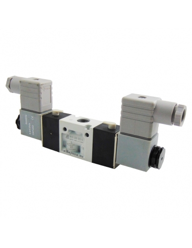 Electroválvula1/4 3  vias  bistable 230Vca Mindman S.220 - ADAJUSA