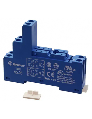 Miniature Relay Base 2 Contacts Series 95 FINDER
