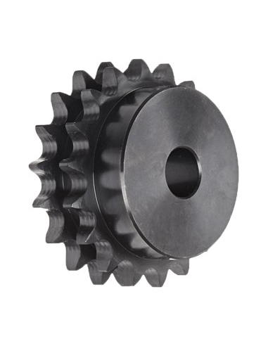 Piñones doble para cadena de rodillos 3/8 x 7/32 06B-2 DIN8187 - ISO R606 - ADAJUSA