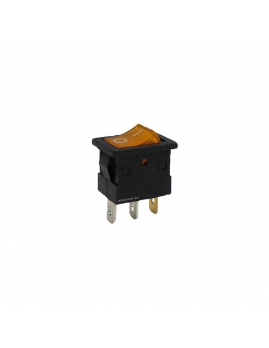 Interruptor de luz amarela 6A-250V Adajusa
