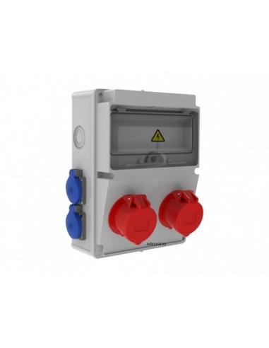 Distribution box with BH2-2234-4020 plugs 10 Bemis modules adajusa