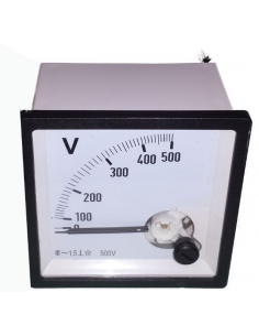 Voltmeter 0-500 Vac 72x72 2