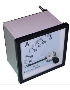Ammeter 0-50 A 72x72