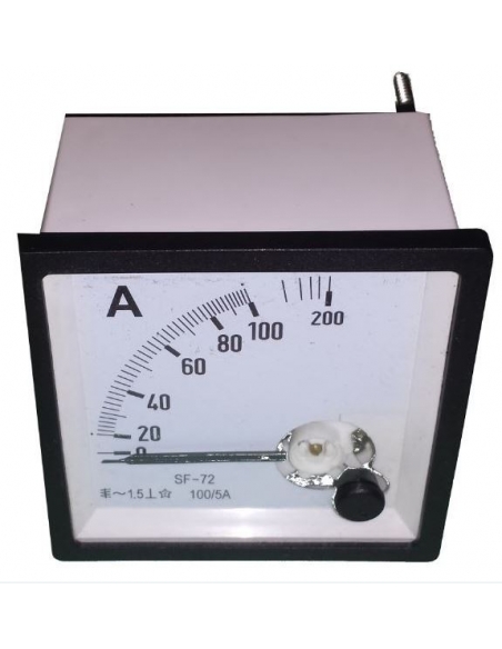 Ammeter 0-50 A 72x72