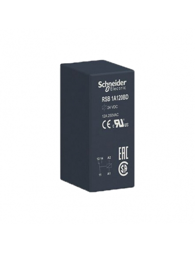Interface relay 1 contact ,12A 24Vdc SCHNEIDER | Adajusa