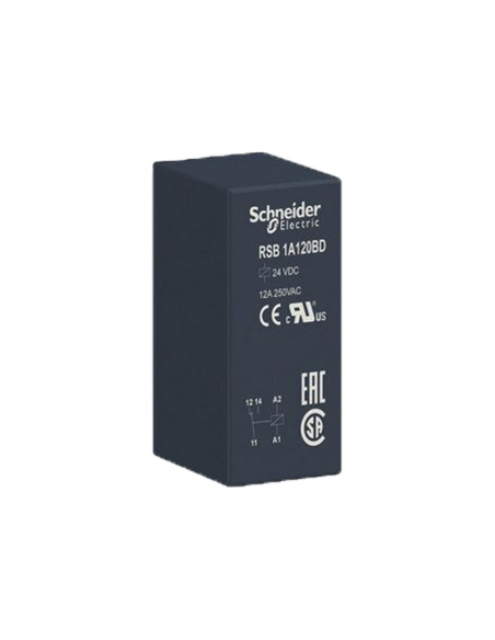 Interface relay 1 contact ,12A 24Vdc SCHNEIDER | Adajusa
