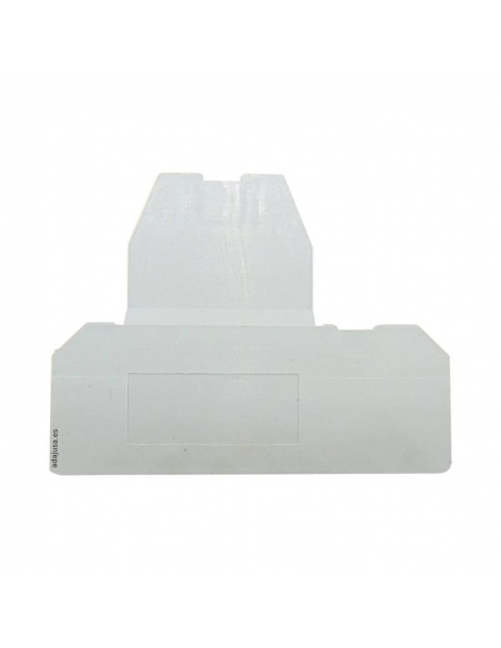 Side cover for 2-height 5mm terminals