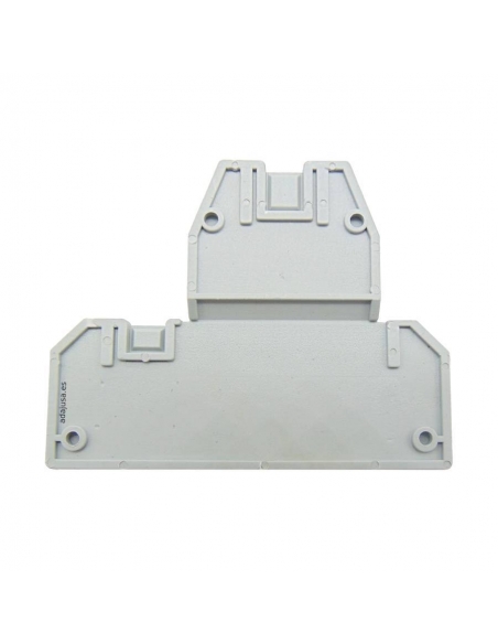 Side cover for 2-height 5mm terminals