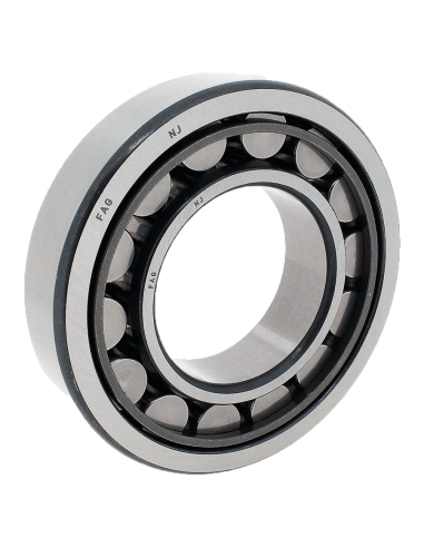 Cylindrical roller bearings single row with cage NJ-207-TVP2 35x72x17mm FAG - ADAJUSA