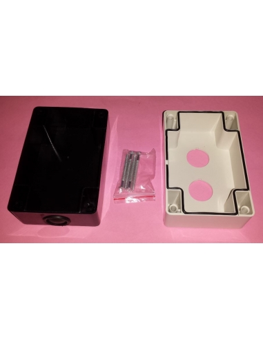 Caja botonera 2 elementos diámetro 22 plástico