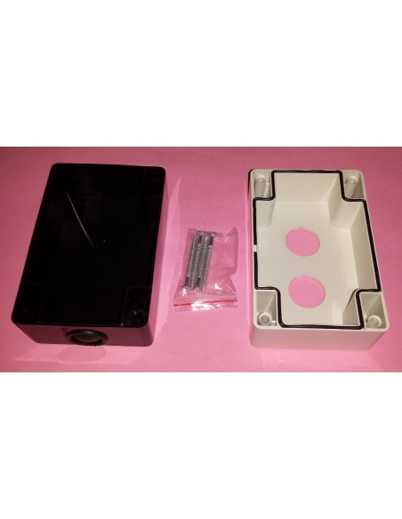 Caja botonera 2 elementos diámetro 22 plástico