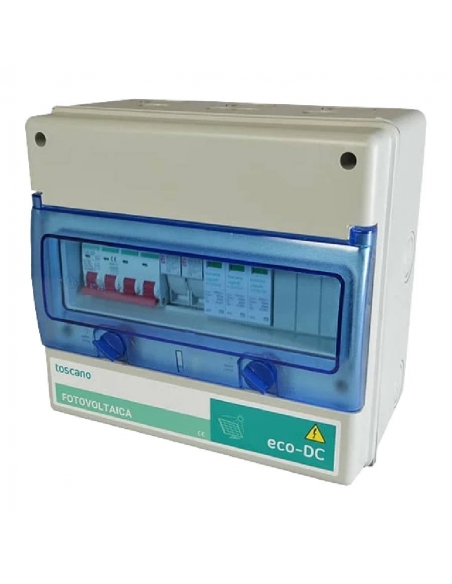 Cuadro de protección para instalaciones fotovoltaicas 4 strings / 1 MPPT ECO-DC-4 TOSACNO | ADAJUSA