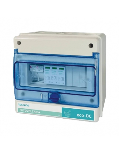 Cuadro de protección para instalaciones fotovoltaicas 6 strings / 6 MPPT ECO-DC-6INV TOSACNO | ADAJUSA
