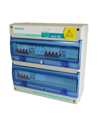 Painel de proteção para instalações fotovoltaicas 4 strings / 4 MPPT ECO-DC-4INV-s TOSACNO | ADAJUSA