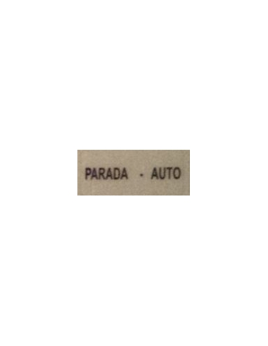 Rótulo "STOP-AUTO"