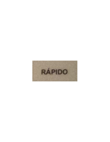 Etiqueta "RAPIDO"