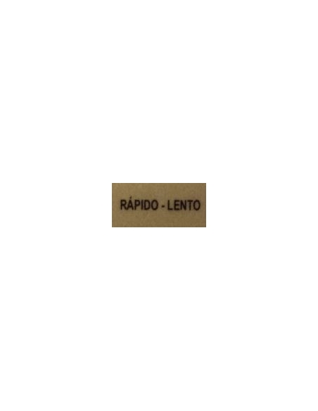 Label "RAPIDO-SLOW"