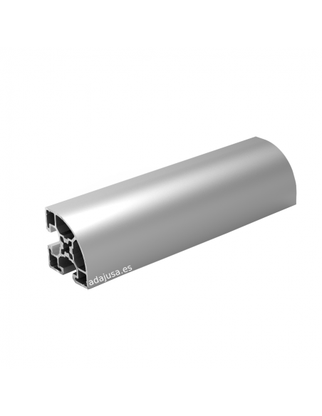 Aluminium profile 45x45 1 curved face