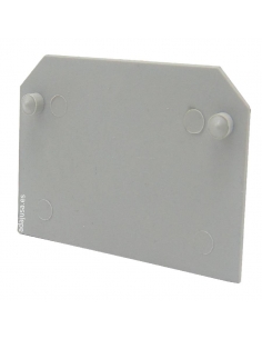 Separador lateral para borna de 2,5mm carril DIN 2