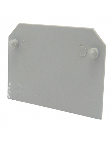 Separador lateral para borna de 2,5mm carril DIN