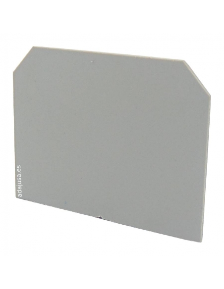 Separador lateral para borna de 2,5mm carril DIN