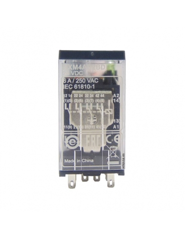 Relay 4 contacts, 6A 230Vac SCHNEIDER | ADAJUSA