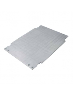 Placa de montaje metálica para armario 500x400 de fibra - Gaestopas