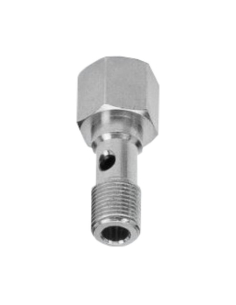 Hollow simple screw 1/4 female head Metal Work - ADAJUSA