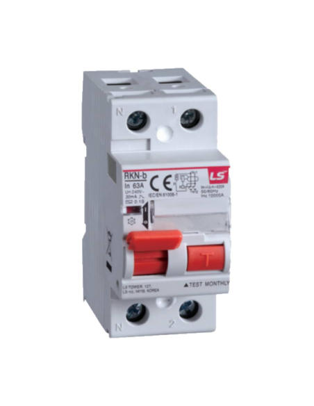 Differential 2 poles 40A 300mA 10kA - LS | Adajusa