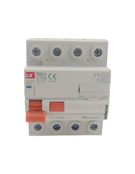 Differential 4 poles 80A 300mA -  LS