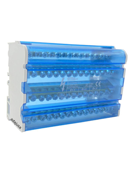 Four-pole connection distributor 15 outputs 100A Adajusa