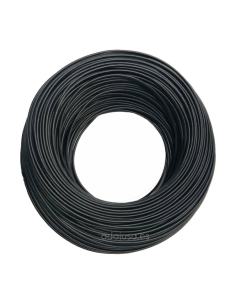 Rollo de cable flexible unipolar 10 mm2 color negro 50m