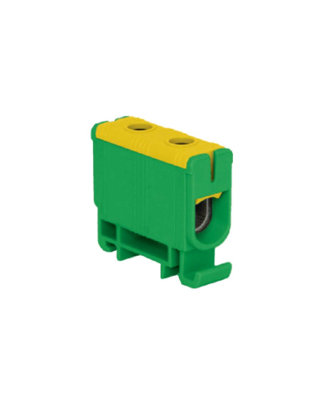 Borne derivación 1 polo 2x2.5-50mm2 verde | ADAJUSA