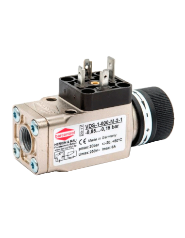 Interruptor de vácuo regulável 1/4 com conector - ADAJUSA