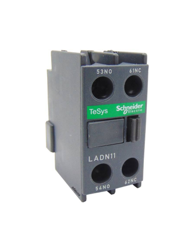 Contatos na NC dianteiros do bloco 2 para contatos Schneider Adajusa LADN11