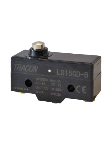 Interruptor de limite curto (microinterruptor) LS15GD-B | LS15GD-B Adajusa