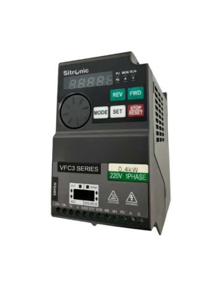 Convertidor de frecuencia monofásico 1,5kW VFC3 | Adajusa
