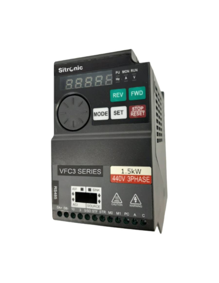 Convertidor de frecuencia trifásico 1.5kW VFC3 | Adajusa