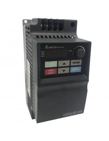 Convertidor de frecuencia monofásico 0,75Kw serie EL-W DELTA | Adajusa