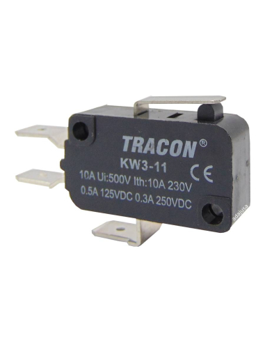 Microrruptor palanca corta KW3-11 | Adajusa
