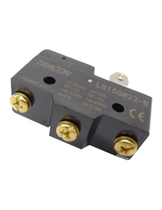 Final de carrera palanca roldana corta (microrruptor) LS15GW-B | Adajusa 2
