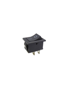 Interruptor negro 16A-250V  19.2x13mm Serie Tes| Adajusa