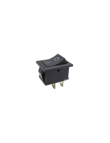 Interruptor negro 16A-250V  19.2x13mm Serie Tes| Adajusa