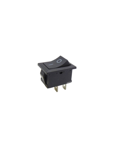 Interruptor preto 16A-250V 19.2x13mm Tes| Série Adajusa
