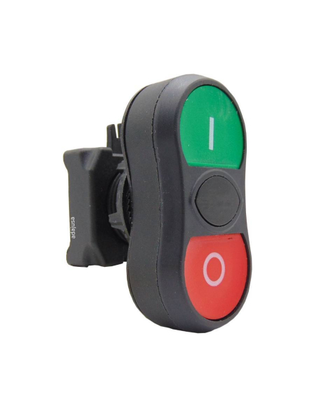 Red green double pushbutton head - EMS | Adajusa