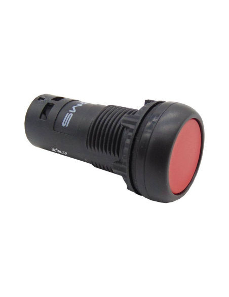 Pulsador monoblock rojo EMS - ADAJUSA