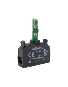 Bloque portalámparas con Led integrado 24Vac/dc - EMS | Adajusa